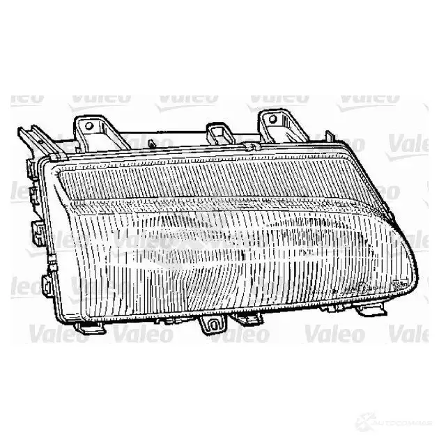 Стекло фары VALEO 087326 H20OF7B 8732 6 218148