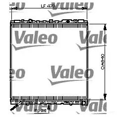 Радиатор охлаждения двигателя VALEO 3276427355031 D7B QY1P 735503 1206141952