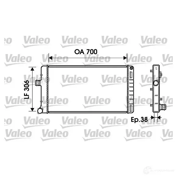Радиатор охлаждения двигателя VALEO 3276427342246 734224 237024 IOR 6WF6