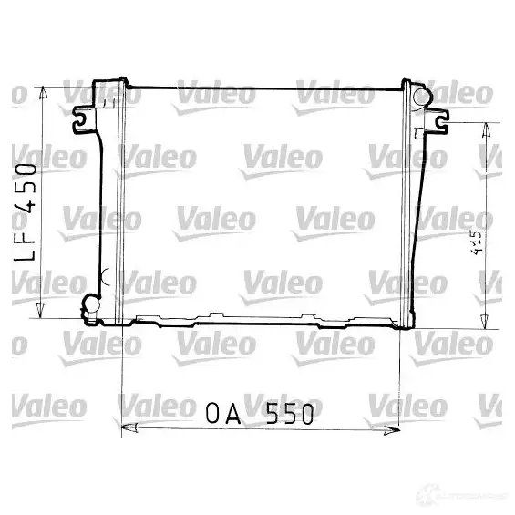 Радиатор охлаждения двигателя VALEO 3276428193946 I34O GI 819394 241630