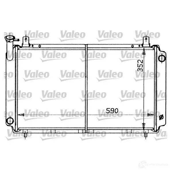 Радиатор охлаждения двигателя VALEO 730407 3276427304077 RUOLM U 235866