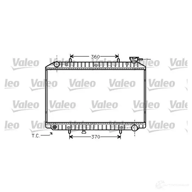 Радиатор охлаждения двигателя VALEO SCWSP C 3276427344264 1206138994 734426