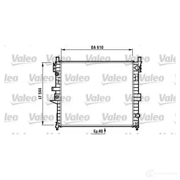 Радиатор охлаждения двигателя VALEO L YH98Z 3276427327366 732736 236670