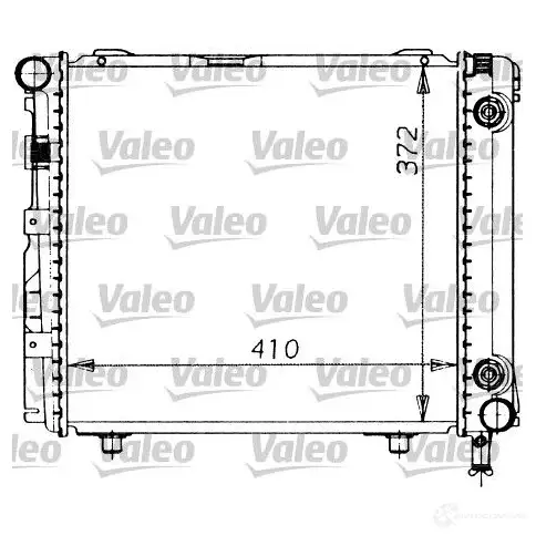 Радиатор охлаждения двигателя VALEO 819201 3276428192017 241600 EG BUD3V