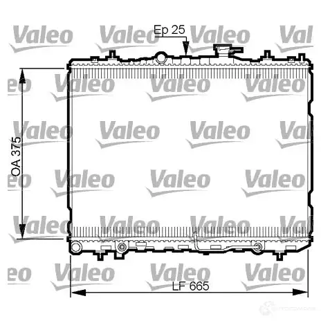 Радиатор охлаждения двигателя VALEO 3276427355352 1206142030 5NU TS 735535