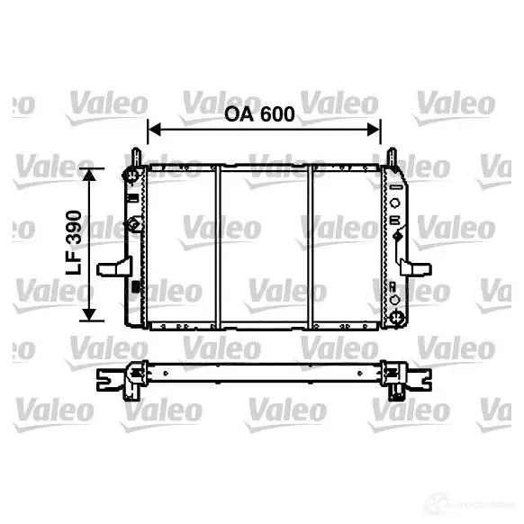 Радиатор охлаждения двигателя VALEO XB8NTX 3 3276427317862 731786 1206132626