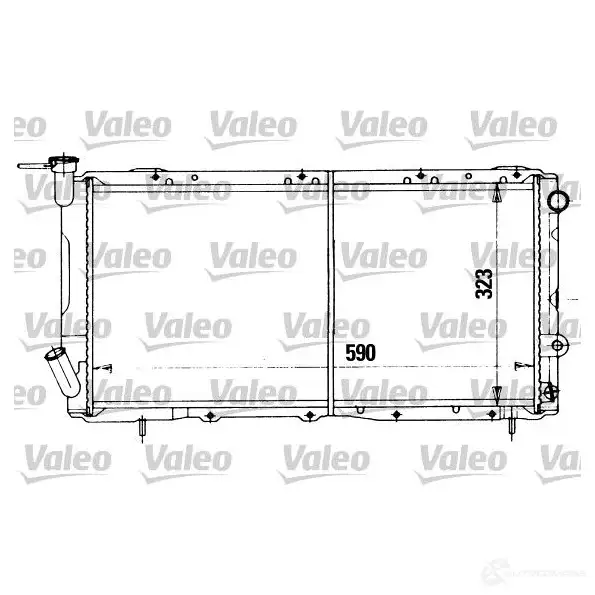 Радиатор охлаждения двигателя VALEO 4J7W7S N 235885 3276427304558 730455