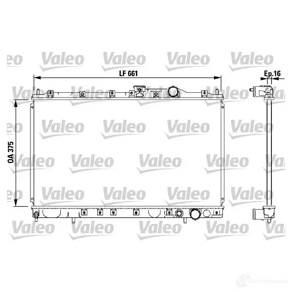 Радиатор охлаждения двигателя VALEO 236581 6GR FTI9 3276427325393 732539 изображение 0