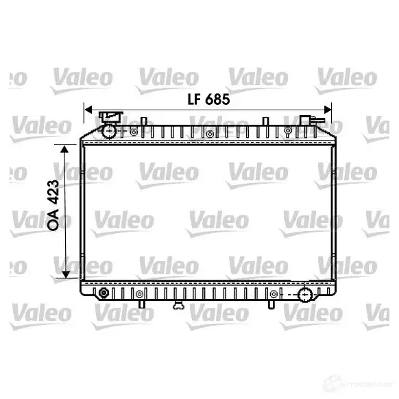 Радиатор охлаждения двигателя VALEO 3276427346718 59H DA0C 237213 734671