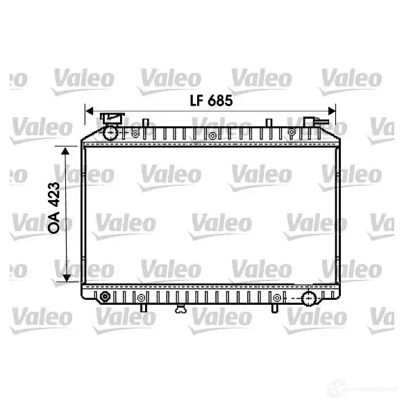 Радиатор охлаждения двигателя VALEO 3276427346718 59H DA0C 237213 734671 изображение 0