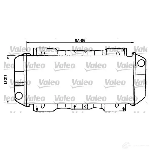 Радиатор охлаждения двигателя VALEO TH14 6 811046 TCLAF 239813
