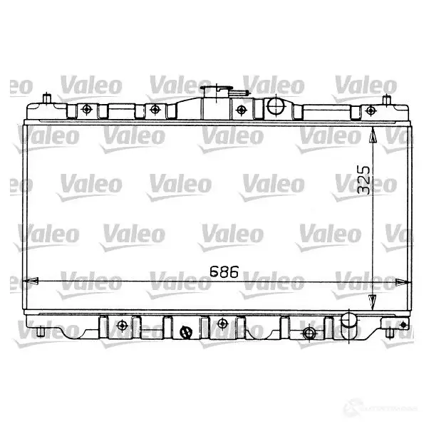 Радиатор охлаждения двигателя VALEO 3276427304251 730425 0A 7K9O 1416863052