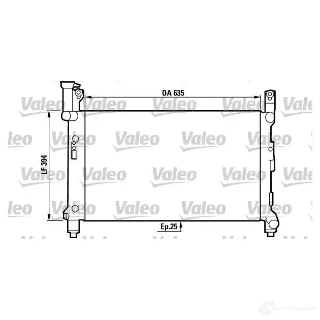 Радиатор охлаждения двигателя VALEO 3276427317206 1 D0KQW 731720 236367