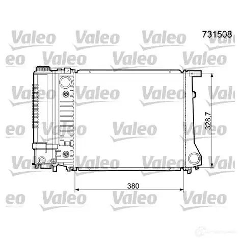 Радиатор охлаждения двигателя VALEO 236264 731508 3276427315080 GF DYL