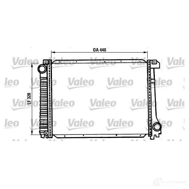 Радиатор охлаждения двигателя VALEO 241632 3276428193977 819397 IKB21A H