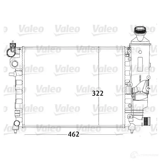 Радиатор охлаждения двигателя VALEO 731498 TH126 236260 RM1 107 изображение 0