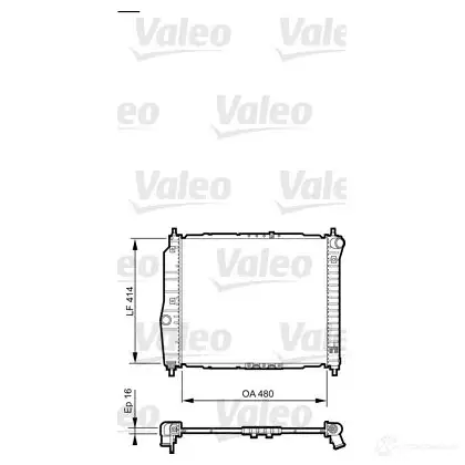 Радиатор охлаждения двигателя VALEO 735157 3276427351576 VLF EF 237411 изображение 0