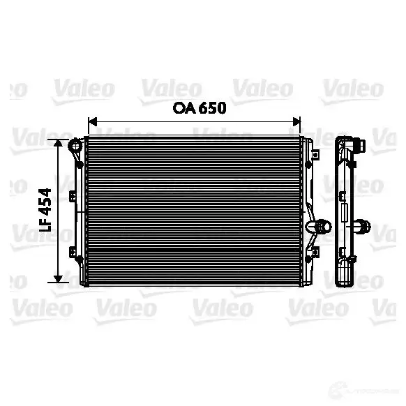 Радиатор охлаждения двигателя VALEO 734333 237106 3276427343335 VM QVW6R изображение 6