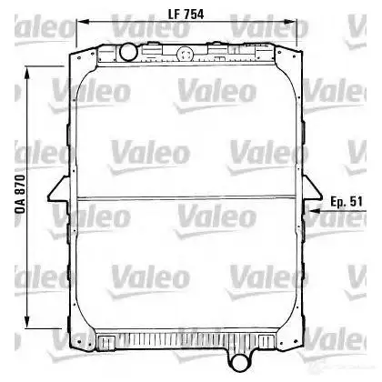 Радиатор охлаждения двигателя VALEO 235982 3276427306460 730646 N4 JP3C изображение 0