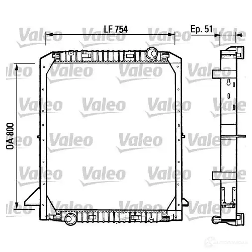 Радиатор охлаждения двигателя VALEO 730964 3276427309645 C JYX7ZN 236036