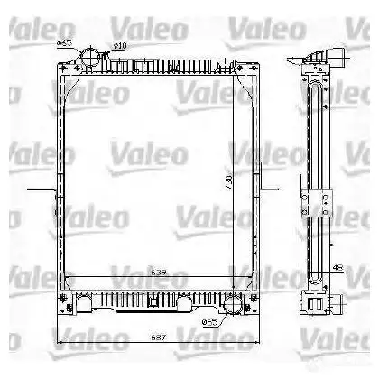 Радиатор охлаждения двигателя VALEO 732994 3276427329940 20GN5W N 236803