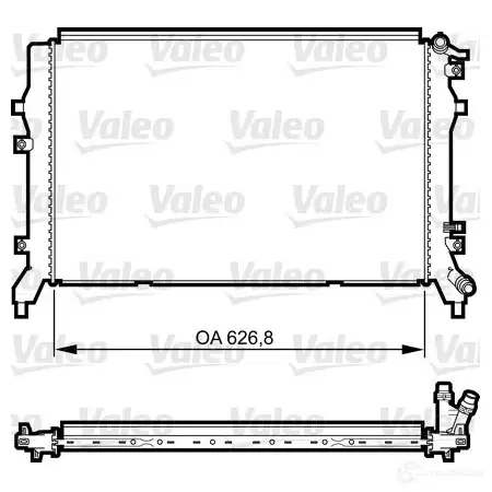 Радиатор охлаждения двигателя VALEO 237478 QID JM 3276427353754 735375