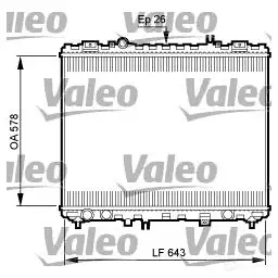Радиатор охлаждения двигателя VALEO 735506 3276427355062 1206141964 1 XAPBD6