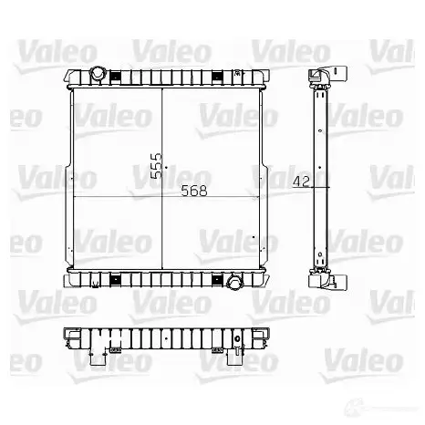 Радиатор охлаждения двигателя VALEO 237292 CTK342 734872 1003134 11 изображение 0