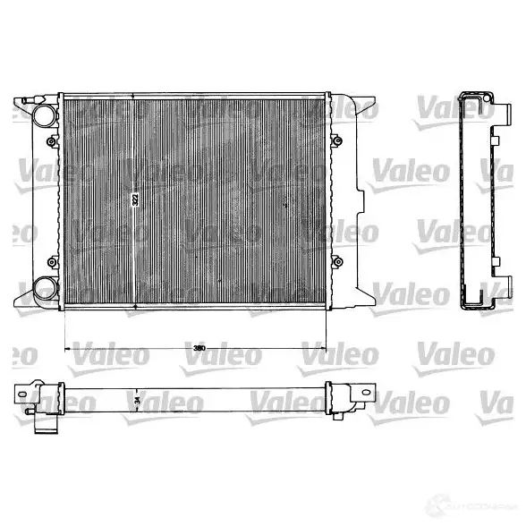 Радиатор охлаждения двигателя VALEO 883422 RFATN 1206247654 TA09 3