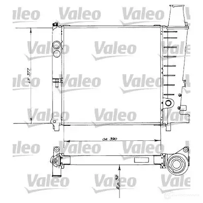 Радиатор охлаждения двигателя VALEO Y7PZH 5993308 816644 RA 539