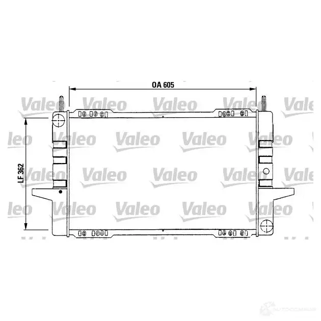 Радиатор охлаждения двигателя VALEO 8GZBN O3 3276427305661 235949 730566