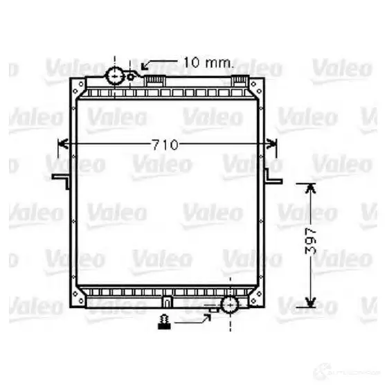 Радиатор охлаждения двигателя VALEO 236834 6Y0TR L 733420 3276427334203