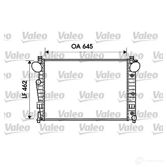 Радиатор охлаждения двигателя VALEO 237267 3276427348019 Q8 PPQ 734801