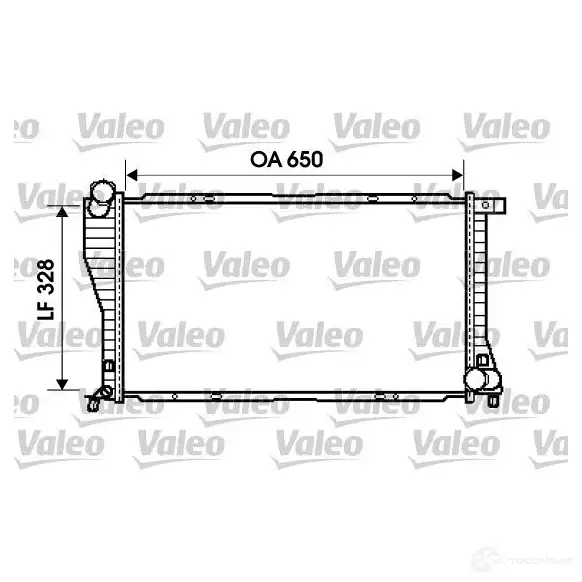 Радиатор охлаждения двигателя VALEO 3276427343946 734394 NMP WDD 237133