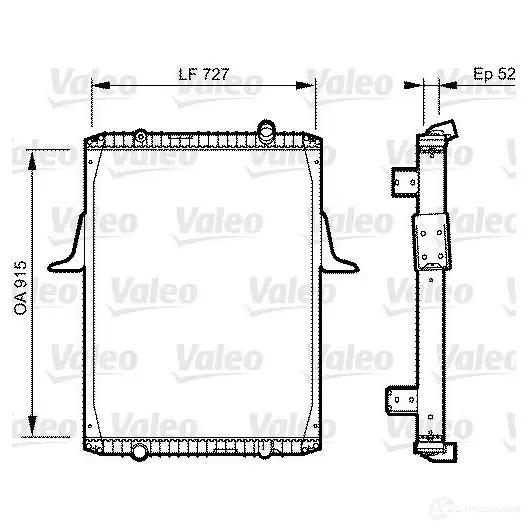 Радиатор охлаждения двигателя VALEO FQ75 29S 3276427323351 732335 236495 изображение 0