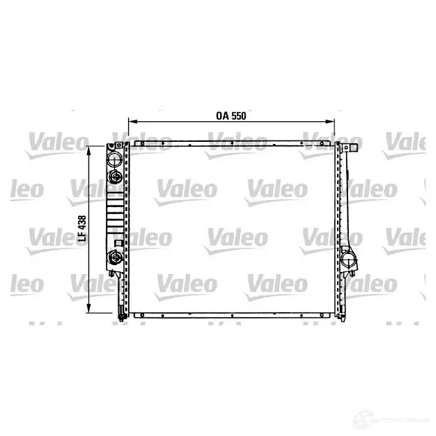 Радиатор охлаждения двигателя VALEO 2 9G0R 819269 241609 3276428192697