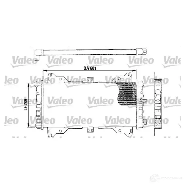 Радиатор охлаждения двигателя VALEO 3276427301694 55A ZHS7 730169 235794