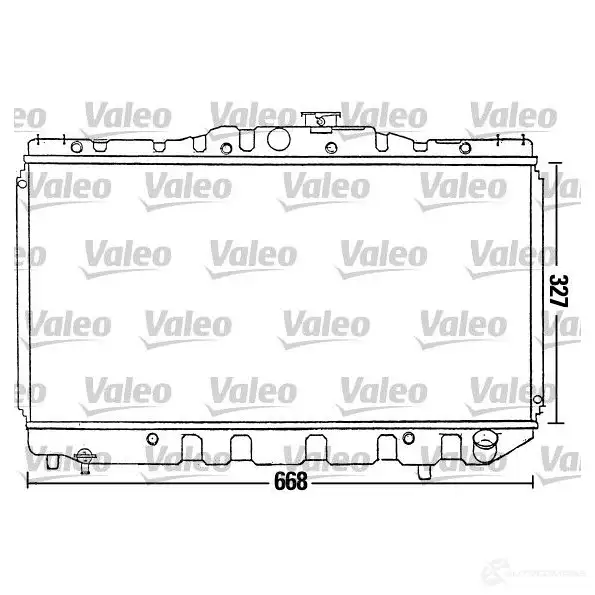 Радиатор охлаждения двигателя VALEO 3276427311099 236101 731109 3K9Y Q6