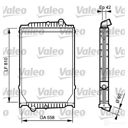 Радиатор охлаждения двигателя VALEO 3276427334982 598 KSOY 733498 236870