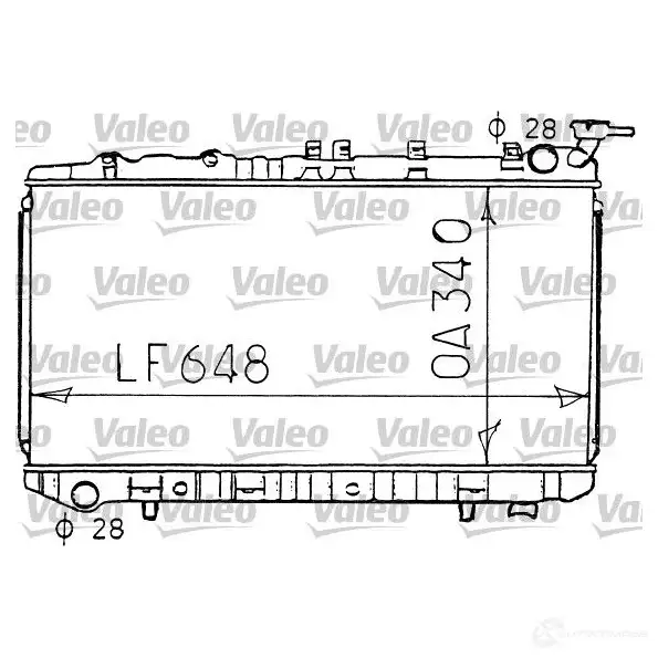Радиатор охлаждения двигателя VALEO 3276427311914 731191 1206129810 QTSI AXN изображение 0