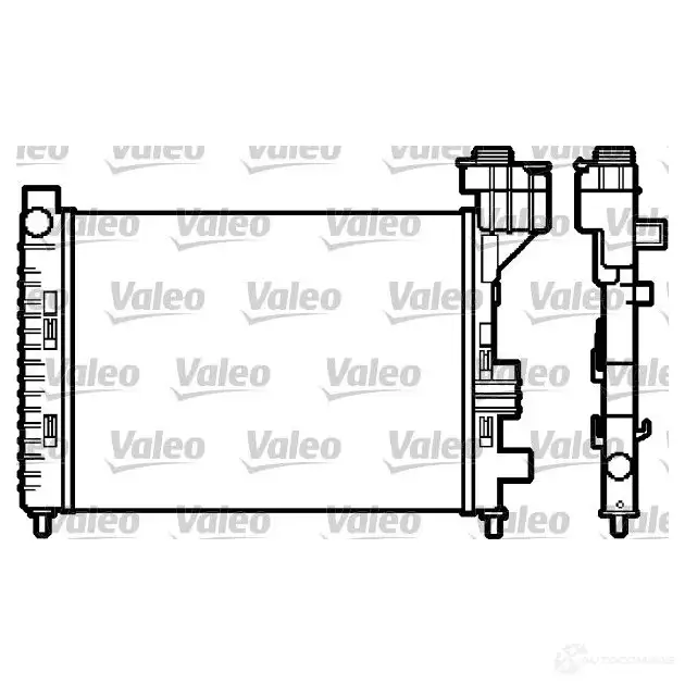 Радиатор охлаждения двигателя VALEO 3276427325881 236613 HBS A3 732588