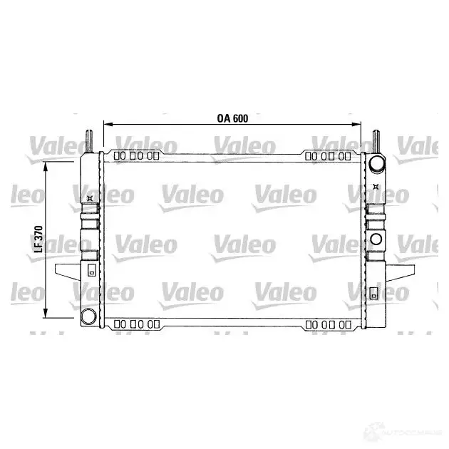 Радиатор охлаждения двигателя VALEO 3276427309683 3 ZPID 236038 730968