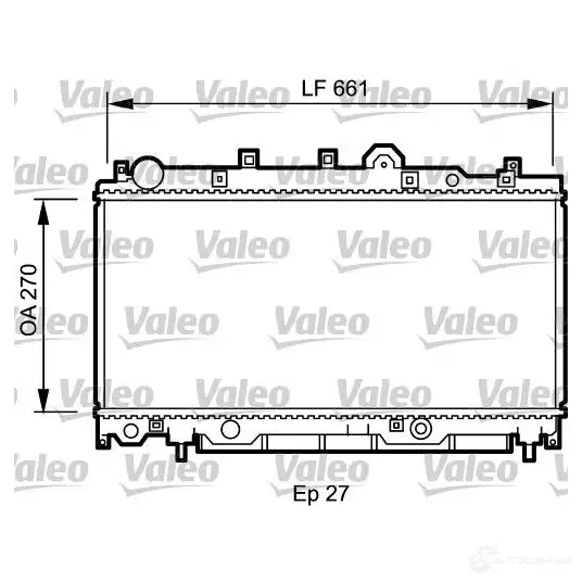 Радиатор охлаждения двигателя VALEO A SQ9FF 3276427319781 731978 236432