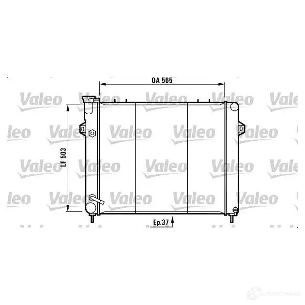 Радиатор охлаждения двигателя VALEO 3276427322507 A HGLXD 732250 236472