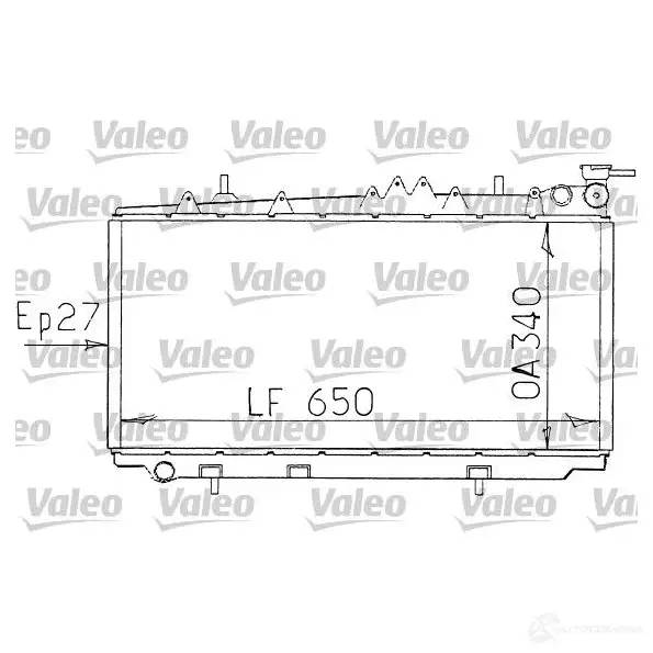 Радиатор охлаждения двигателя VALEO 3276427310894 ZUT OY 731089 5992240