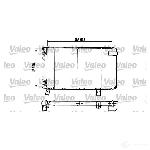 Радиатор охлаждения двигателя VALEO 810918 239770 3276428109183 DT ZDJD