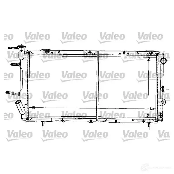 Радиатор охлаждения двигателя VALEO 731155 ASR F200 236121 3276427311556 изображение 0