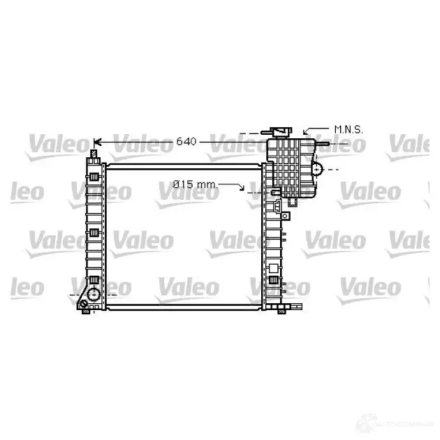 Радиатор охлаждения двигателя VALEO 3276427346695 237212 TBMP I1U 734669