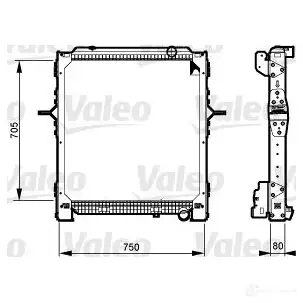 Радиатор охлаждения двигателя VALEO N1ES KZ 236920 733548 3276427335484