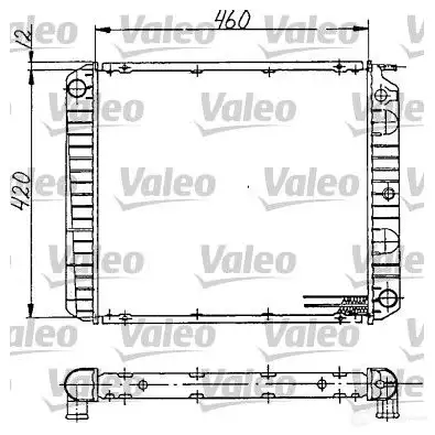 Радиатор охлаждения двигателя VALEO 3276428109688 239797 3XH 07BV 810968